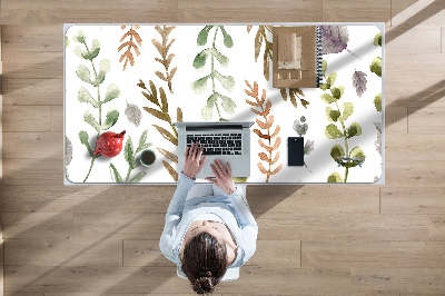 Tapis de bureau Feuilles colorées