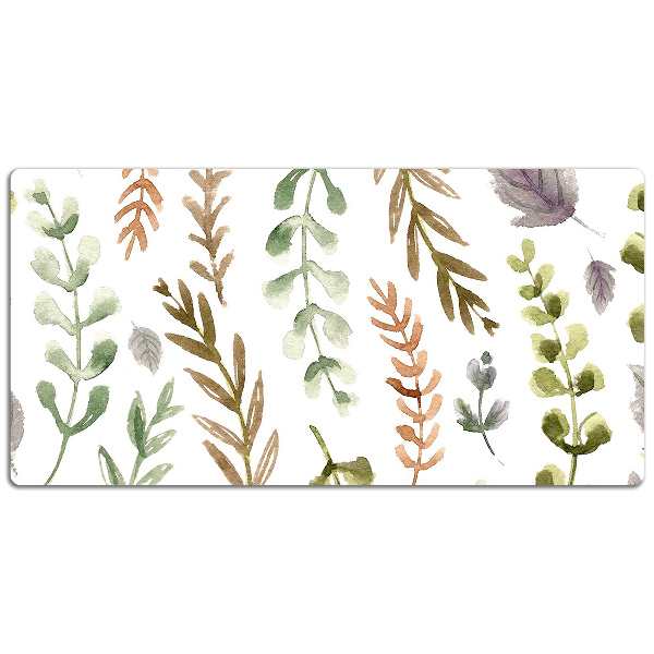 Tapis de bureau Feuilles colorées