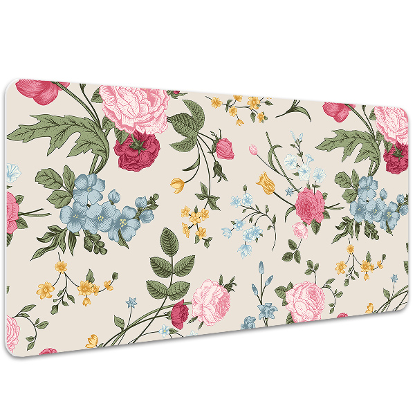 Tapis de bureau Fleurs colorées