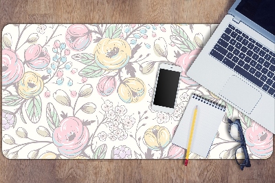 Tapis de bureau Fleurs colorées