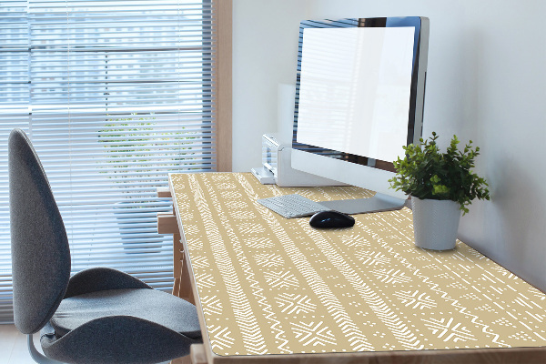 Sous main de bureau Forme jaune