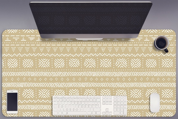 Sous main de bureau Forme jaune