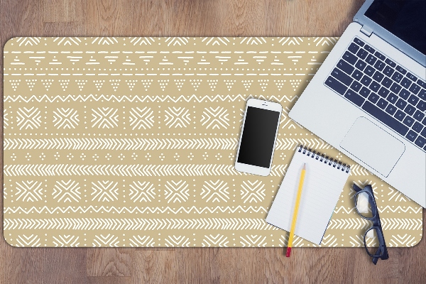 Sous main de bureau Forme jaune