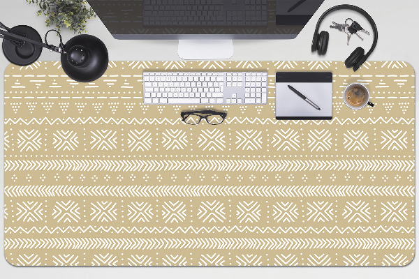Sous main de bureau Forme jaune