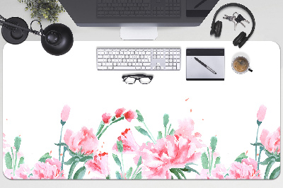 Sous main de bureau Fleurs roses