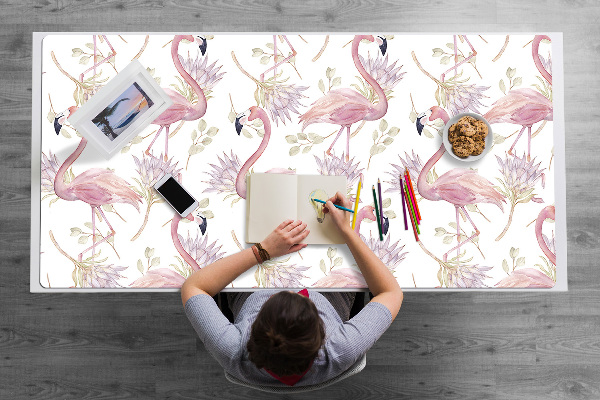 Sous main de bureau Flamants