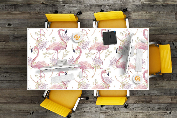 Sous main de bureau Flamants