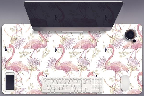 Sous main de bureau Flamants