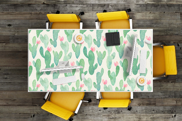 Sous main de bureau Taches de cactus