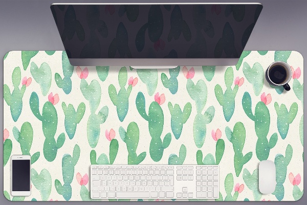 Sous main de bureau Taches de cactus