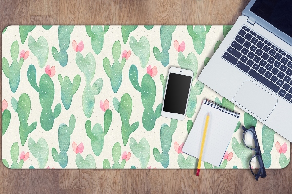 Sous main de bureau Taches de cactus
