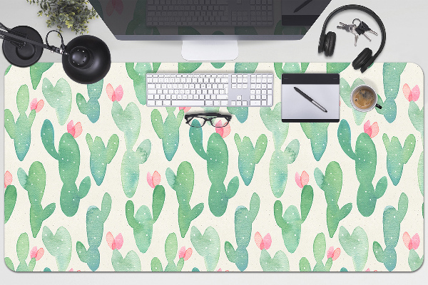 Sous main de bureau Taches de cactus