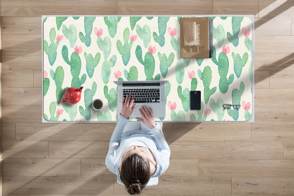 Sous main de bureau Taches de cactus