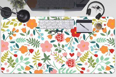 Sous-main bureau Image en fleurs