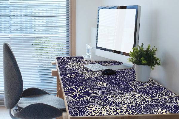 Sous-main bureau Modèle bleu