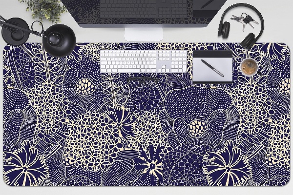 Sous-main bureau Modèle bleu