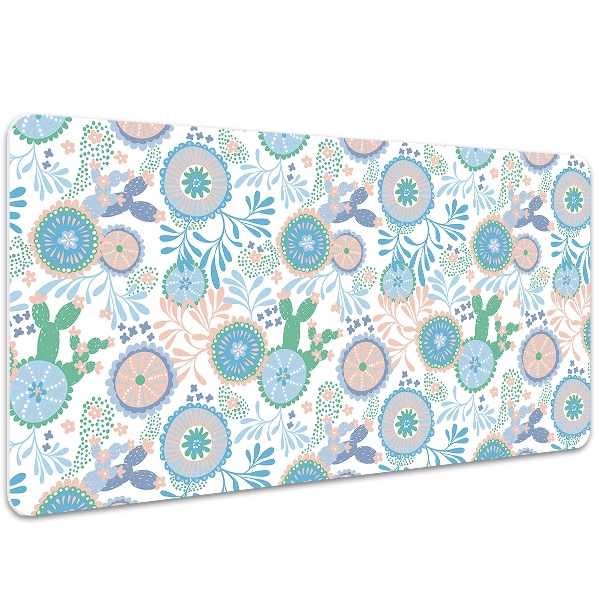 Sous-main bureau Fleurs vintage