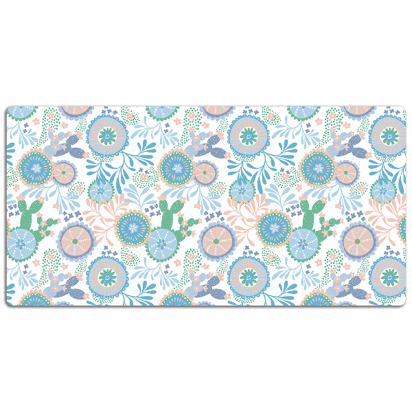 Sous-main bureau Fleurs vintage