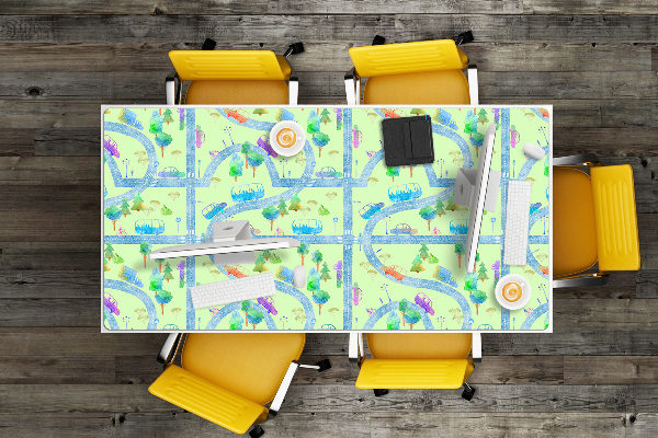 Tapis de bureau Voitures pour les enfants