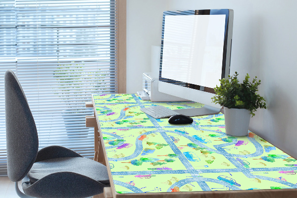Tapis de bureau Voitures pour les enfants