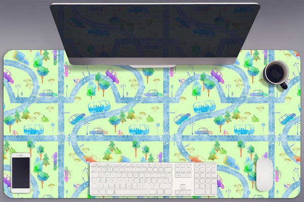 Tapis de bureau Voitures pour les enfants