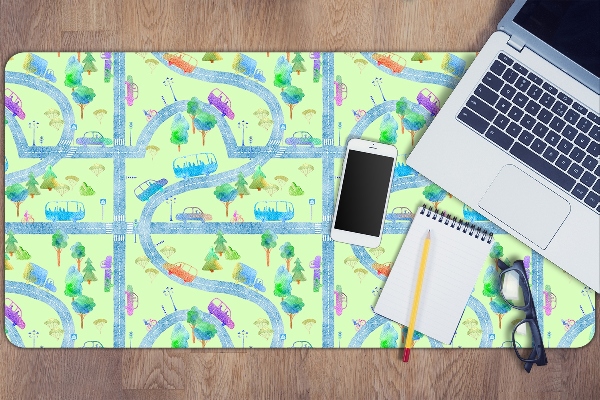 Tapis de bureau Voitures pour les enfants