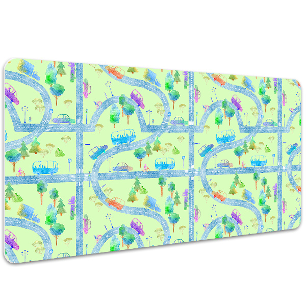Tapis de bureau Voitures pour les enfants