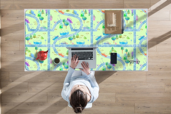 Tapis de bureau Voitures pour les enfants