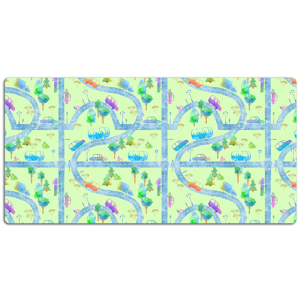 Tapis de bureau Voitures pour les enfants