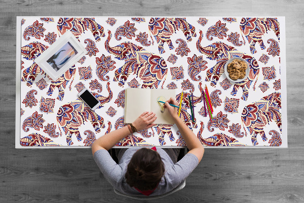 Tapis de bureau Éléphant de Paisley