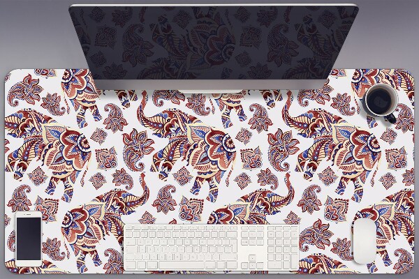 Tapis de bureau Éléphant de Paisley