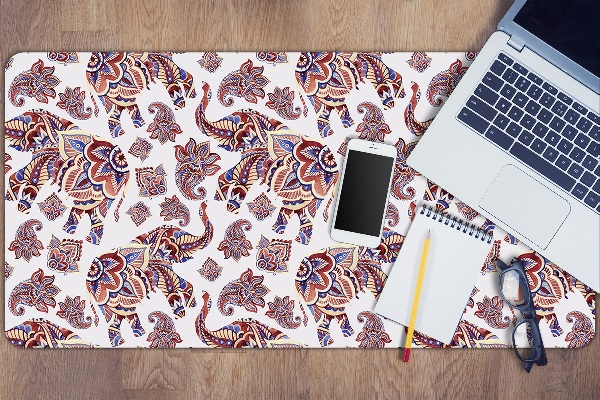 Tapis de bureau Éléphant de Paisley
