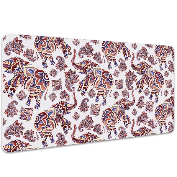 Tapis de bureau Éléphant de Paisley