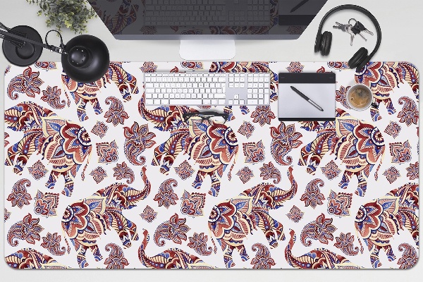 Tapis de bureau Éléphant de Paisley