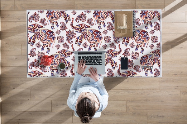 Tapis de bureau Éléphant de Paisley