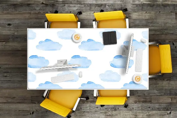 Sous main de bureau Des nuages