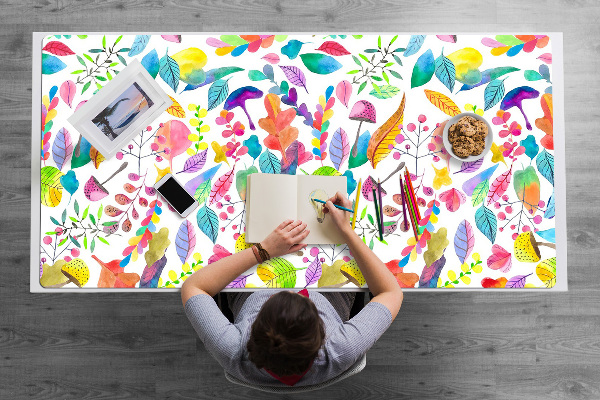 Sous main de bureau Champignons