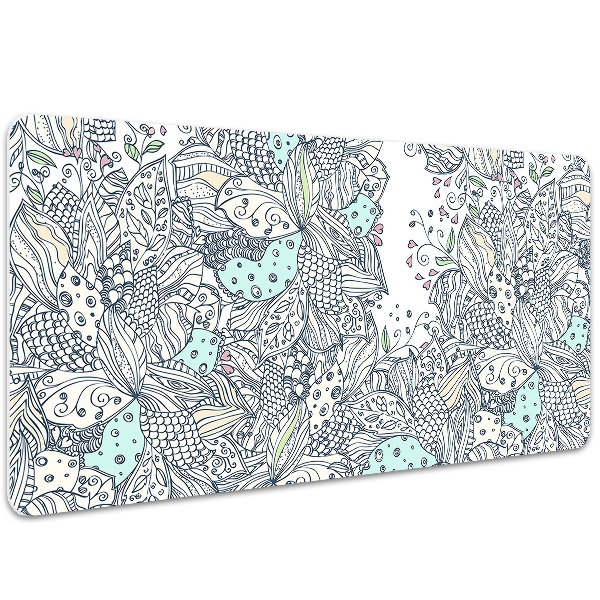 Sous main de bureau Fleurs