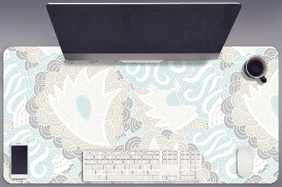 Sous-main bureau Fleurs pastel