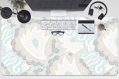 Sous-main bureau Fleurs pastel