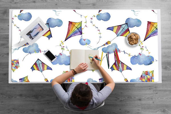 Sous-main bureau Clouds de cerfs-volants