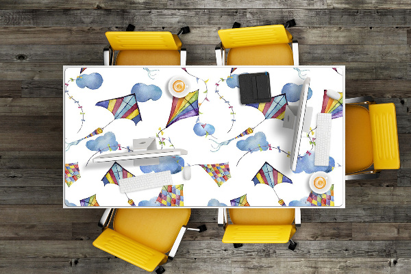 Sous-main bureau Clouds de cerfs-volants