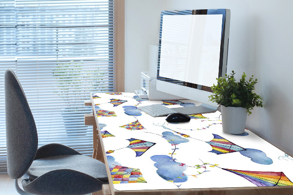 Sous-main bureau Clouds de cerfs-volants