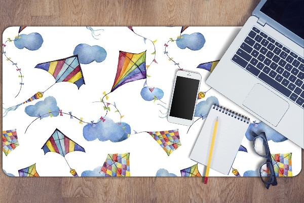 Sous-main bureau Clouds de cerfs-volants
