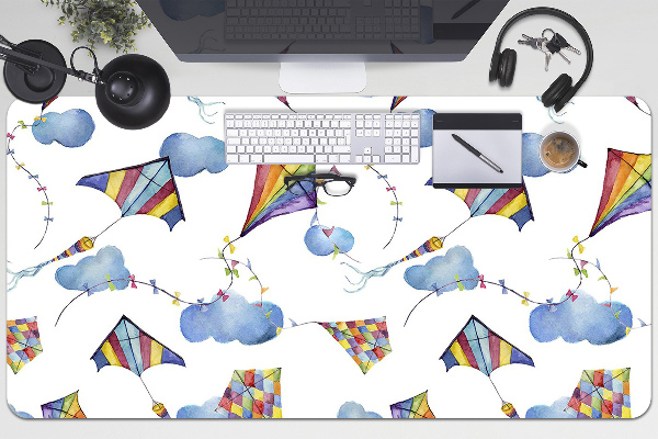 Sous-main bureau Clouds de cerfs-volants