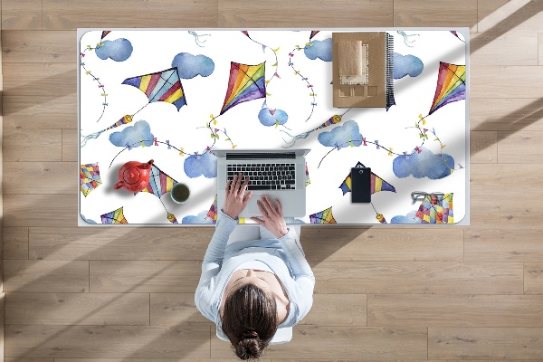 Sous-main bureau Clouds de cerfs-volants