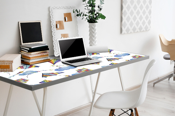 Sous-main bureau Clouds de cerfs-volants