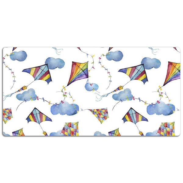 Sous-main bureau Clouds de cerfs-volants
