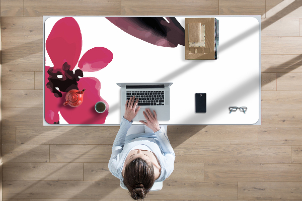 Sous main de bureau Belles fleurs