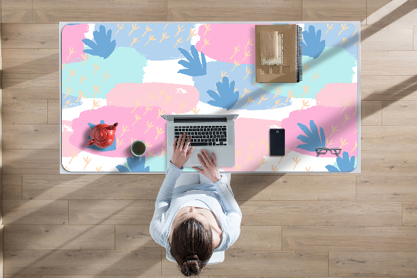 Sous main de bureau Empreintes de pas